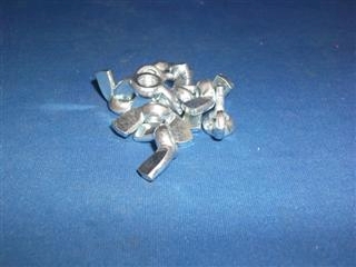 WORCESTER 87161405100 NUT 1/4" WING CHROME PLATED
