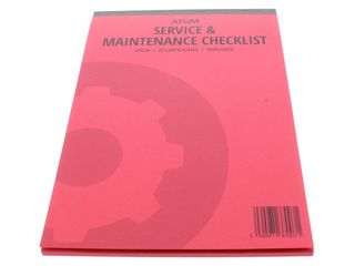 Atom AT-CPG30B-S-25 Service & Maintenance Record - Domestic - Pack of 25