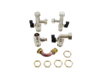 Baxi 720056201 Taps & Locknuts Kit - Heatmax Combi/Titanium Combi