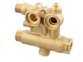 Baxi 720789401 Brass Flow Assembly Valve Without Bypass - Duo-Tec 2/Promax