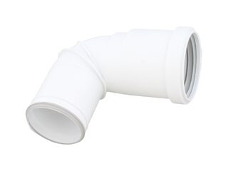 VAIL 0020231462 FLUE GAS ELBOW, 87 DEGR, WHITE (OUTLET)