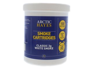 Arctic Hayes 333003B Classic White Smoke Cartridges 3g - Tub of 100