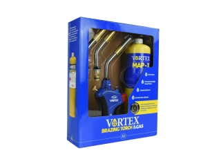 VORTEX VT3GBOXM BRAZING TORCH WITH MAPX GAS