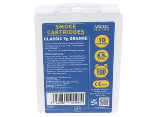 Arctic Hayes 334009 Hi Viz Orange Smoke Cartridges 9G (Pack 10)