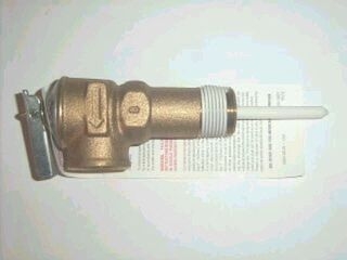 JOHNSON & STARLEY TEMPERATURE AND PRESSURE RELIEF VALVE