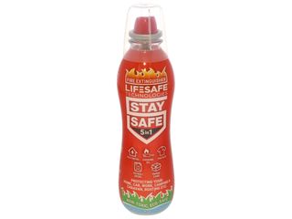 Lifesafe 335200 Stay Safe 5 In 1 Spray Safe Fire Extinguisher - 200ml