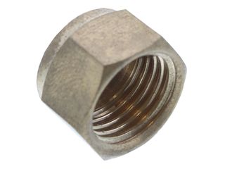 1/4" STOP CAP BRASS