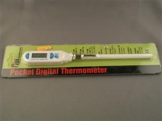 TPI 323 POCKET DIGITAL THERMOMETER CHISEL TIP (WHITE BODY)