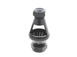 RWC TUND219015 22mm x 28mm Straight Plastic Tundish