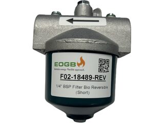 EOGB F02-18489-REV Bio Filter Complete (Reversible) - 1/4" BSP - Short