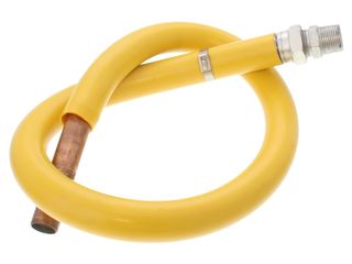 CLESSE UUMB1FLEX LPG 1M 3/4M X 22MM STAINLESS STEEL YELLOW PIPE