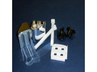 ISAS E9881AA STANDARD SEAT HINGES CHROME