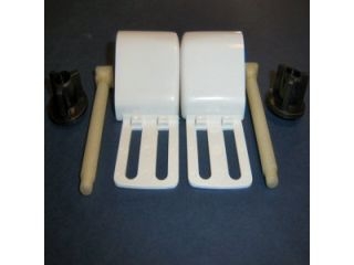 ISAS E988101 STANDARD SEAT HINGES WHITE