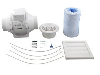 AIRFLOW AVSHWTKT AVENTA 100MM IN -LINE SHOWER KIT WITH TIMER