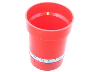 RADI 27008LA WATER FLOW RATE TESTING CUP WEIR