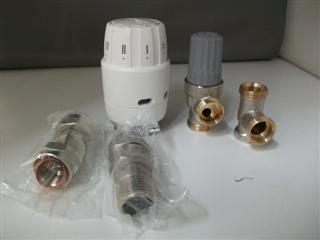 DANFOSS RAS-C2 ANGLED 15MM TRV PACK WITH LOCKSHIELD