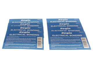 Regin REGP11 Electrical Bonding Sticker - Pack of 8