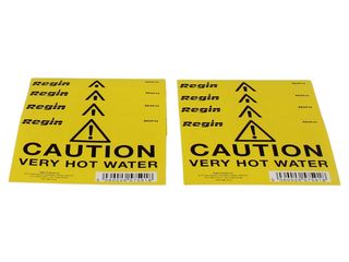 REGIN REGP34 CAUTION VERY HOT WATER STICKER (8)