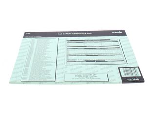 Regin REGP46 Gas Safety/Landlords Certificate Pad