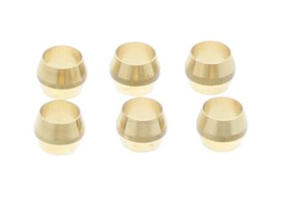 Regin REGQ127 Brass Olives - 6mm (6)