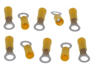 Regin REGQ202 Insulated Ring Connector Yellow (10)