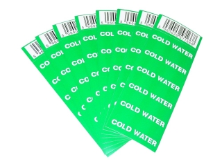 REGIN REGQ634 PIPE LABEL - COLD WATER (8)