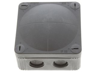 WISKA 308/5 BLACK COMBI IP66 32A JUNCTION BOX