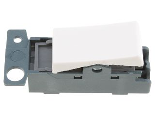 MINIGRID MD018PW 10AX 13A RESISTIVE DP SWITCH MODULE - POLAR WHITE
