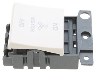 MINIGRID MD020PW 10A 3 POLE FAN ISOLATION SWITCH MODULE - POLAR WHITE