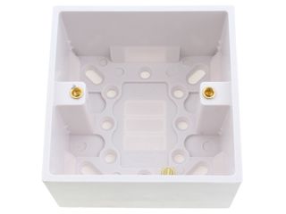 POLAR 1 GANG 47MM DEEP PATTRESS BOX WITH EARTH TERMINAL