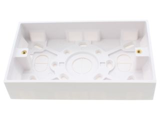 POLAR 2 GANG 25MM DEEP PATTRESS BOX