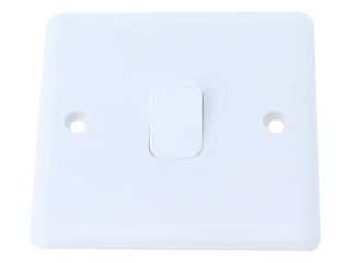 VIMARK CURVE VC1202 10A 1 GANG 1 WAY PLATE SWITCH