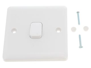 VIMARK CURVE VC1203 10A 1 GANG 2 WAY PLATE SWITCH