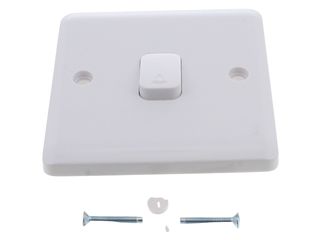 VIMARK CURVE VC1249B 1 GANG 10A SWITCH MARKED 'BELL'