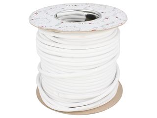 Pitacs EC350772 3183Y 50m 3 Core White Flex Cable - 0.75mm