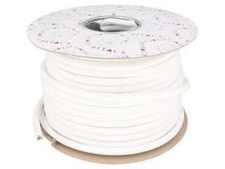 Pitacs EC340314 3183Y 50m 3 Core White Flex Cable - 2.5mm