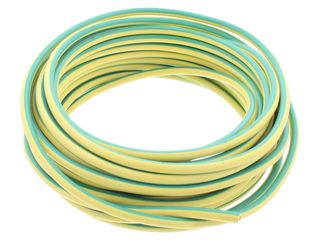 PITACS 6491 X 10.0MM 10M GREEN / YELLOW SINGLE CORE CABLE PACK