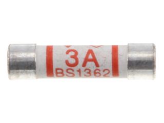 NIGLON F3 3A BS1362 MINI CERAMIC FUSE - PACK OF 10