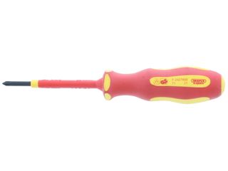 DRAPER 64427 ERGO PLUS VDE CROSS SLOT SCREWDRIVER PH0 X 60 MM