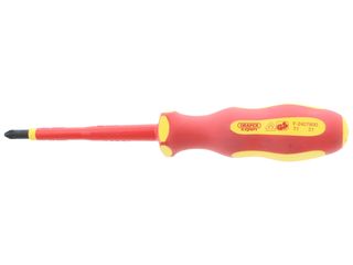 DRAPER 64484 ERGO PLUS VDE PZ SLOT SCREWDRIVER PZ2 X 100MM