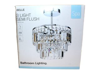 FORUM SPA-24678-CHR BELLE CRYSTAL BARS SFLUSH CHR