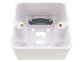HAGER WMPB1/46 SINGLE 46MM DEEP MOULDED BOX