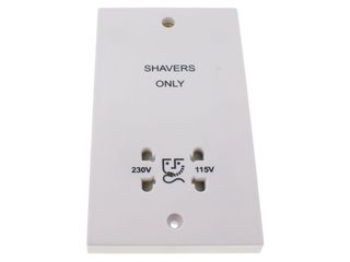 SCHNEIDER GSHVSKT SHAVER SOCKET 115/230V