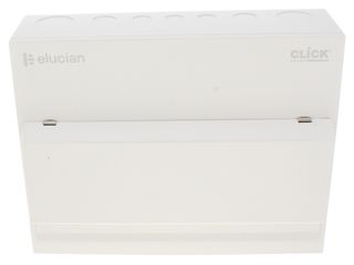 ELUCIAN CUEB14MSRCDSP6 14 WAY METAL CONSUMER UNIT WITH 100A MAINS SW