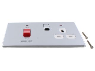 BG FPC70W-01 45A COOKER CONTROL UNIT WITH SWITCHED 13A POWER SOCKET