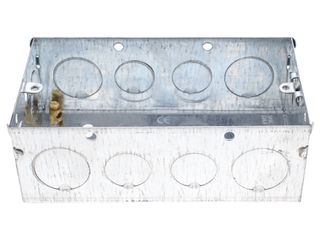 APPLEBY SB628 2 GANG 47MM METAL BACK BOX