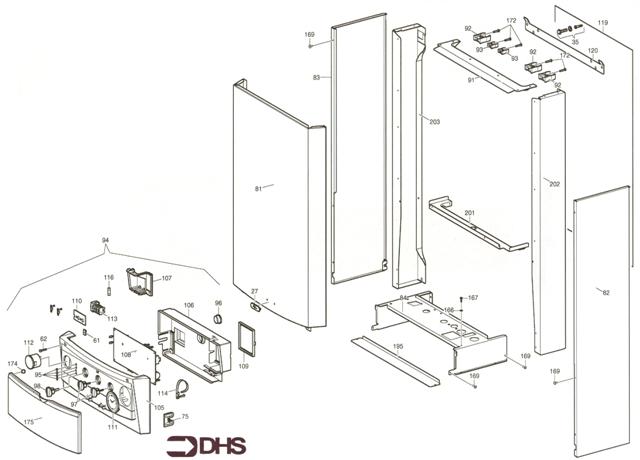 Exploded Diagram for CASING