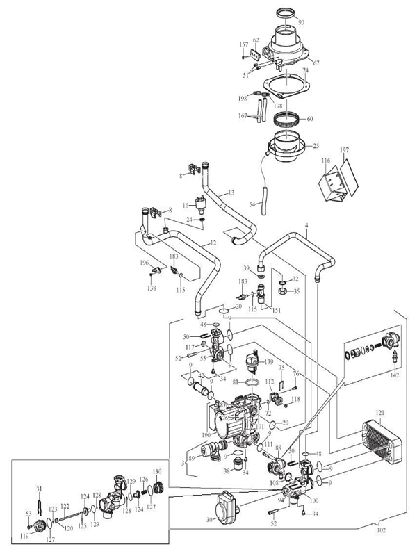 Exploded Diagram for HYDRAULICS