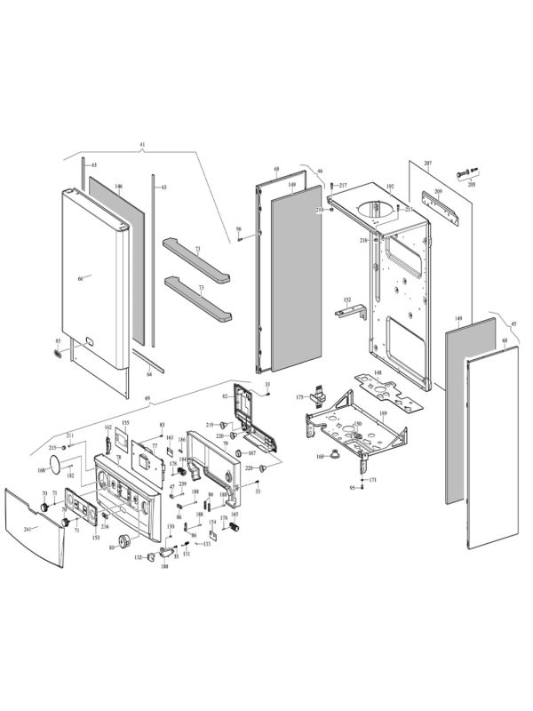 Exploded Diagram for CASING