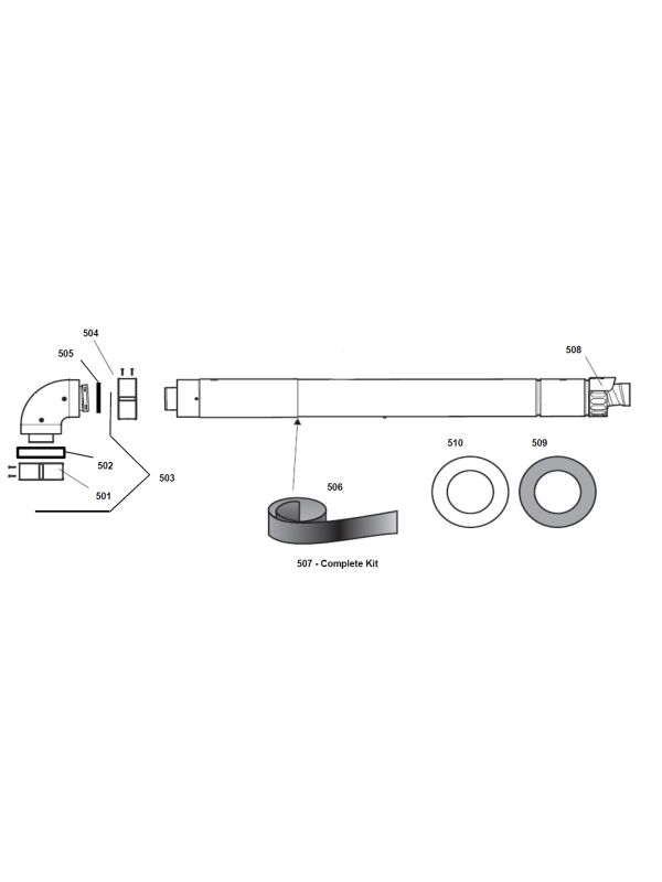Exploded Diagram for FLUE